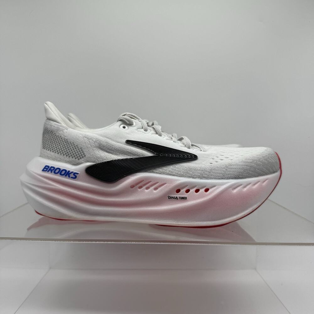 Brooks Glycerin Max 1204361B118 White Pink Running Shoes Cushion Women Size 9